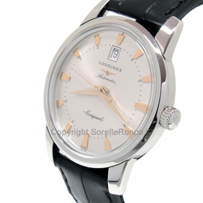 LONGINES HERITAGE AUTOMATIC DATE ARGENTO 40MM