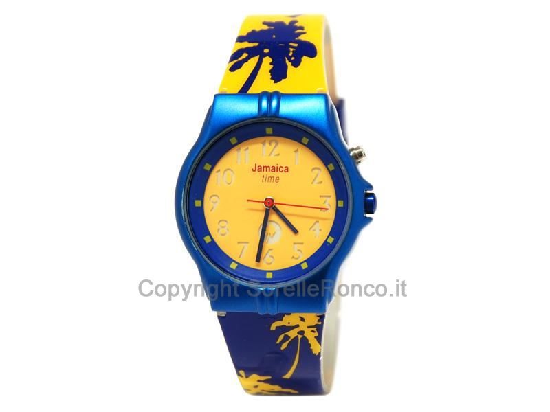 OROLOGIO JAMAICA TIME GIALLO