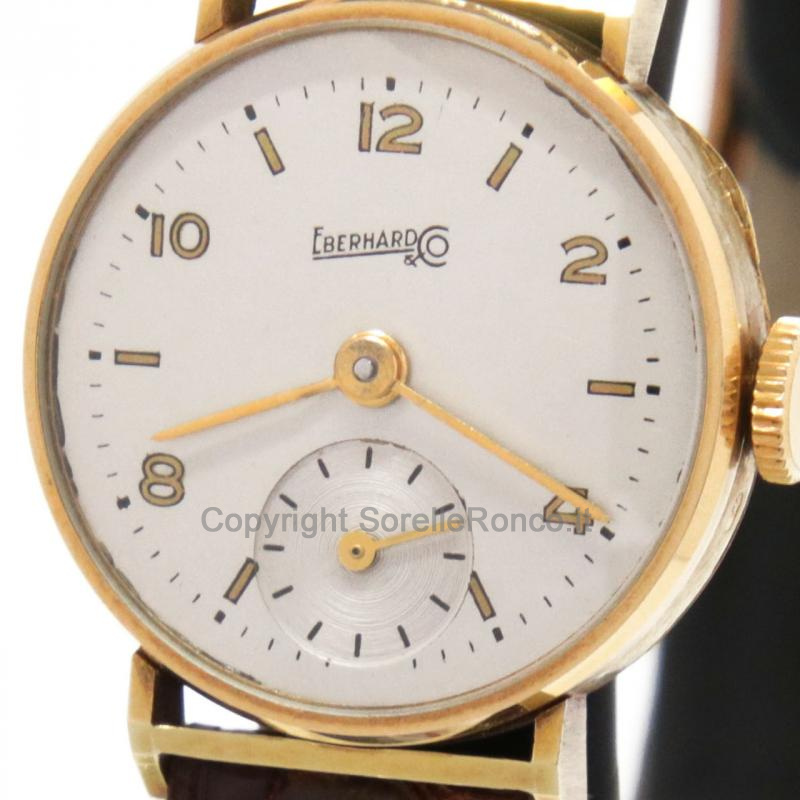 EBERHARD MONTRES EN OR ARGENTO 22MM ORO GIALLO