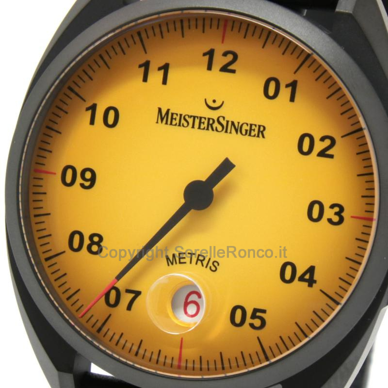 MEISTERSINGER SPECIALS 38MM GIALLO PELLE AUTO