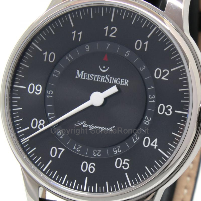 MEISTERSINGER CLASSIC PLUS PERIGRAPH 43MM GRIGIO