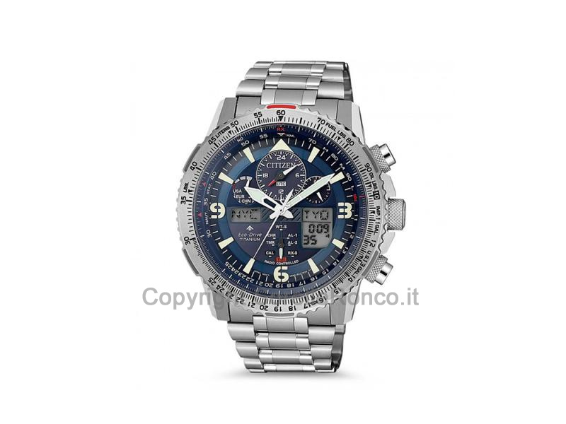 OROLOGIO CITIZEN SKYHAWK SUPER TITANIUM BLU 45MM