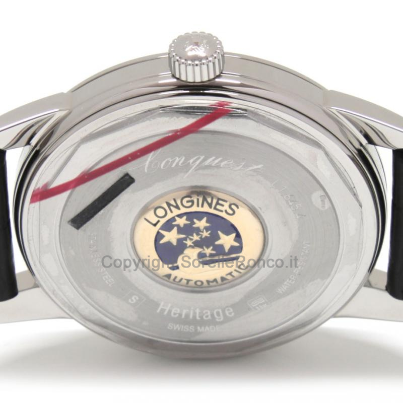 LONGINES HERITAGE AUTOMATIC DATE ARGENTO 40MM