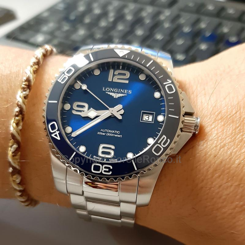 LONGINES HYDROCONQUEST BLU 41MM ACCIAIO CERAMICA