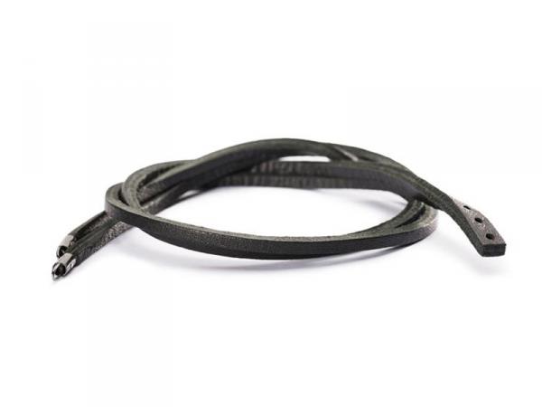 L5103-41 - Bracciale Trollbeads in Cuoio Nero