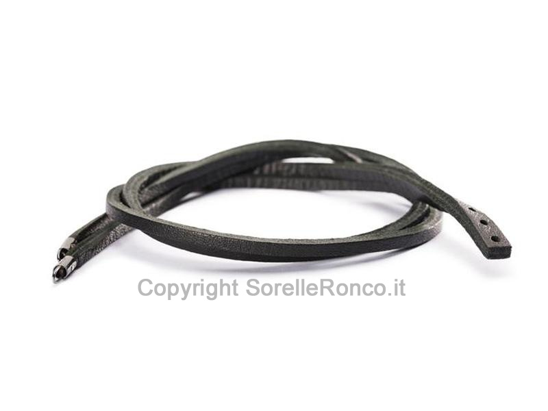BRACCIALE TROLLBEADS IN CUOIO NERO