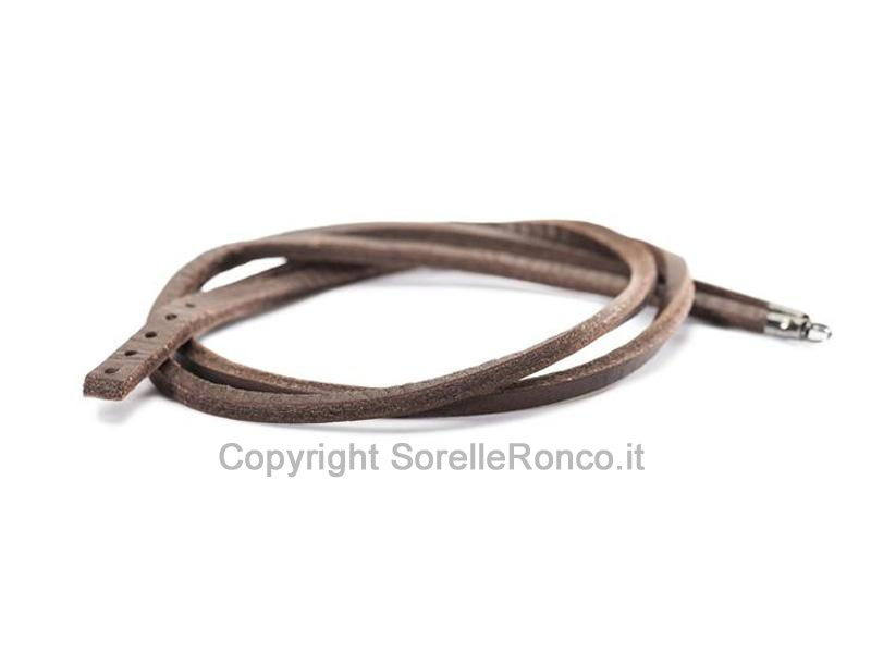 BRACCIALE IN CUOIO TROLLBEADS MARRONE