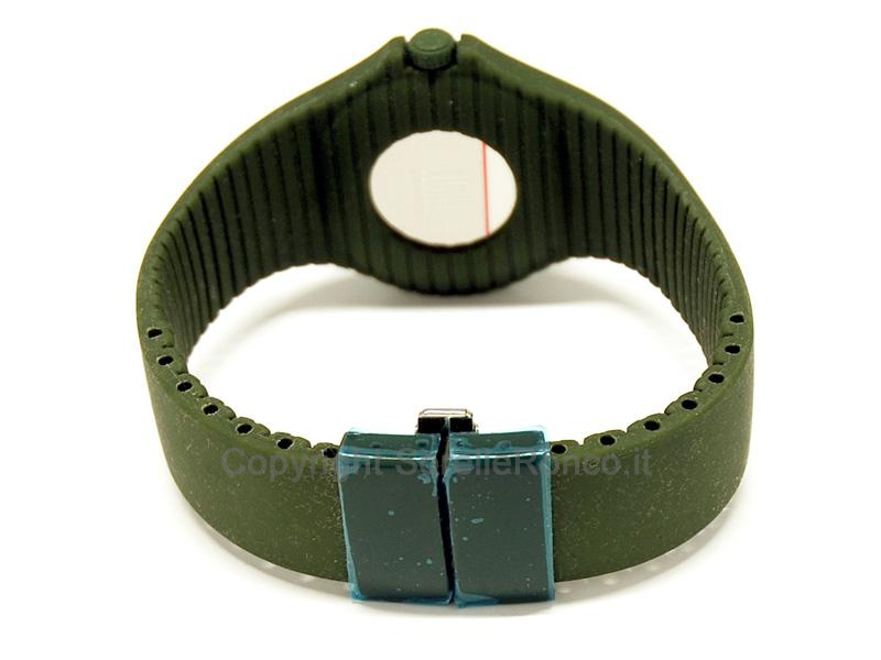 LIGHT TIME 32MM VERDE SILICONE QUARZO
