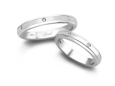 Fedi Oro 18Kt LADY 3,5mm con Diamanti