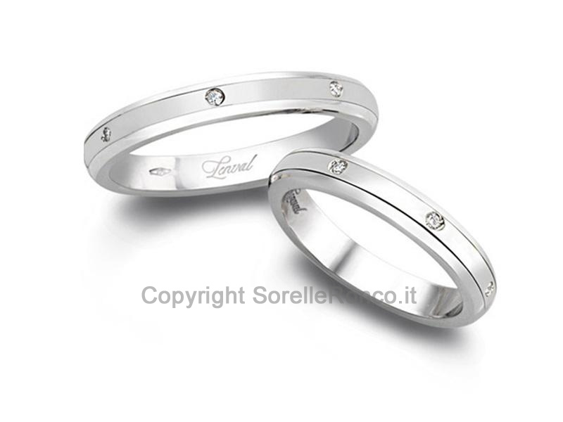 FEDI ORO 18KT LADY 3,5MM CON DIAMANTI