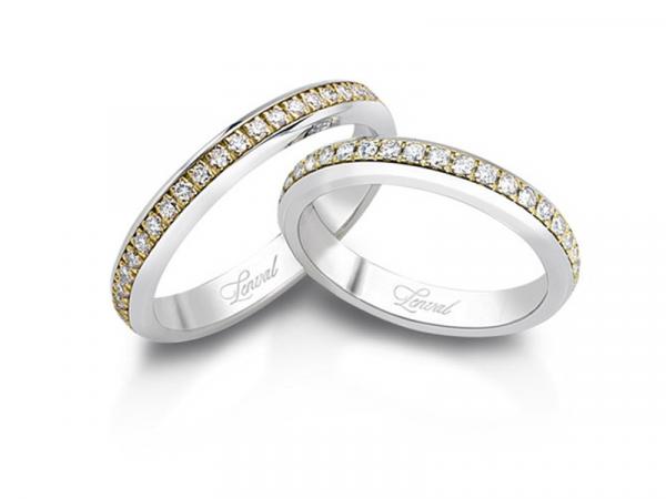 F59 - Fedi Oro 18Kt LADY 3,5mm con Diamanti
