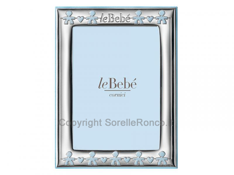 CORNICE LE BEBÈ ARGENTO 9X13 BIMBO