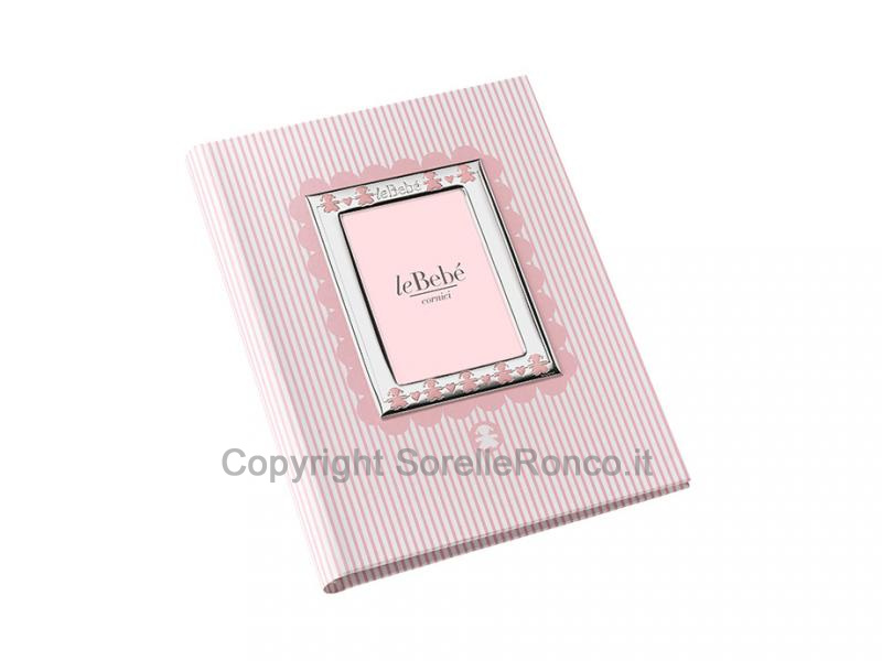 ALBUM CON CORNICE ARGENTO E DIARIO BIMBA