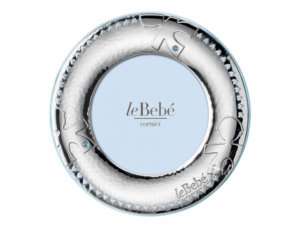 LB202-10C - Cornice Tonda Argento Le Bebè Bimbo