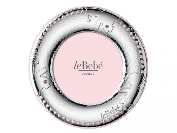 LB202-10R - Cornice Tonda Argento Le Bebè Bimba