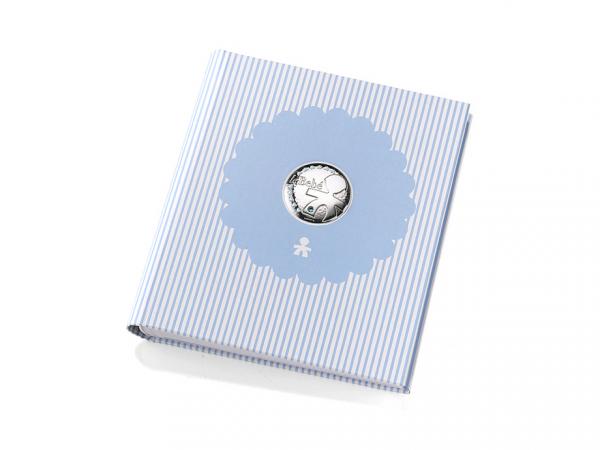 LB202-20C - Album Portafoto Argento con Diario Bimbo