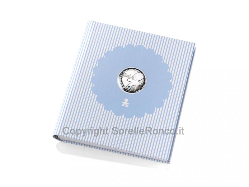 ALBUM PORTAFOTO ARGENTO CON DIARIO BIMBO