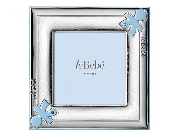 LB203-10C - Cornice Quadrata Argento Le Bebè Bimbo