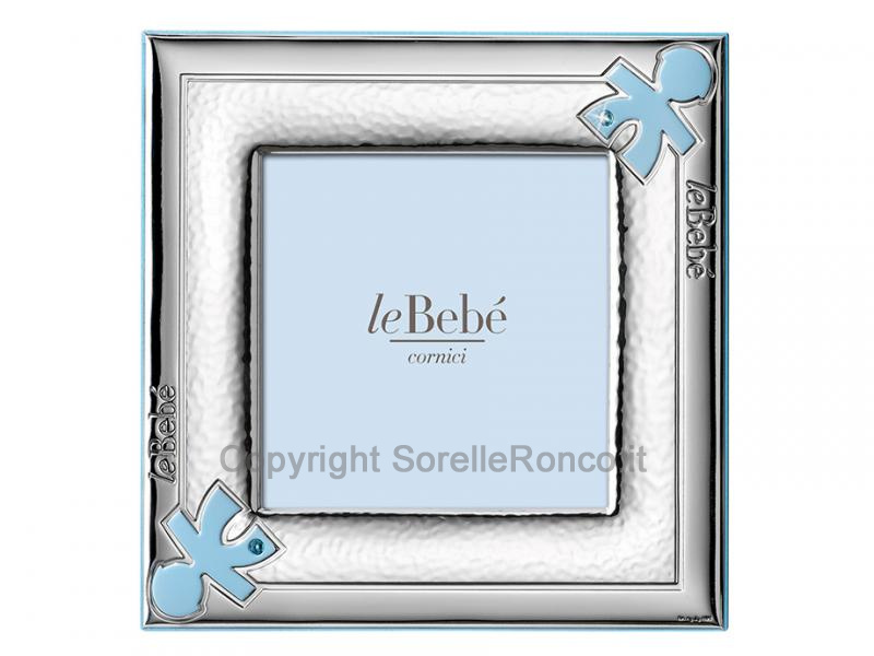 CORNICE QUADRATA ARGENTO LE BEBÈ BIMBO