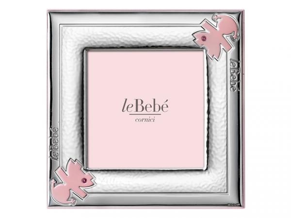 LB203-10R - Cornice Quadrata Argento Le Bebè Bimba
