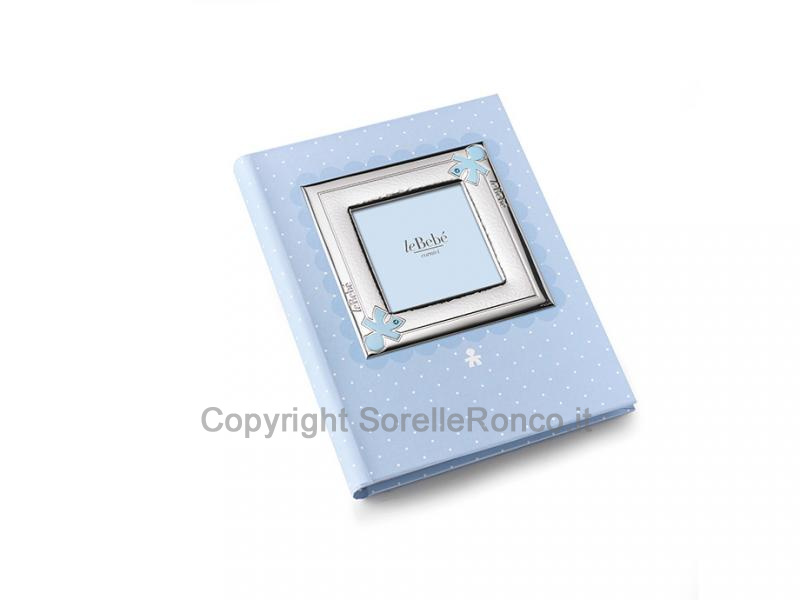 ALBUM CON CORNICE ARGENTO E DIARIO BIMBO