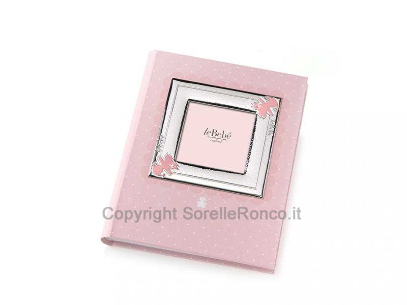 ALBUM CON CORNICE ARGENTO E DIARIO BIMBA