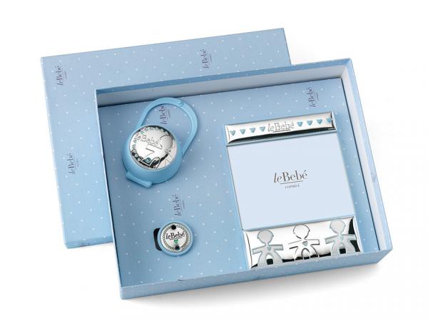 LB204-03C - Kit Portaciuccio e Cornice Le Bebe Bimbo