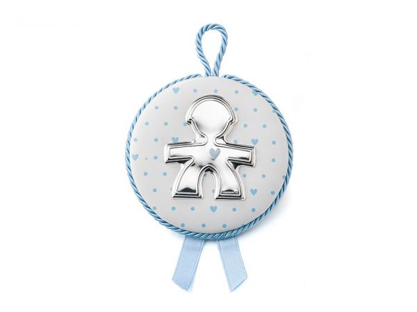 LB204-06C - Medaglione Le Bebè Bimbo con Argento