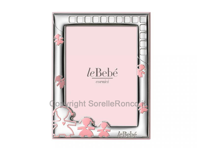 CORNICE CON LETTERE ADESIVE LEBEBÈ 13X18