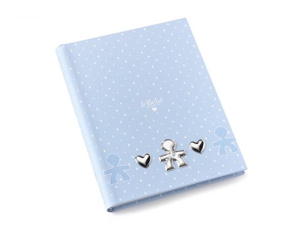 LB204-24C - Album Portafoto Argento con Diario 24x30