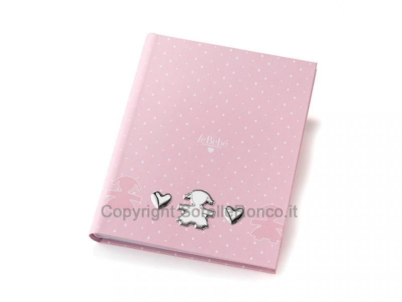 ALBUM PORTAFOTO ARGENTO CON DIARIO 20X25