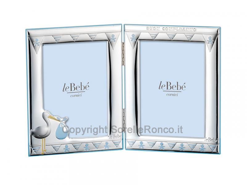 CORNICE LEBEBÈ DOPPIA A LIBRO BIMBO 9X13