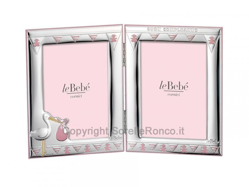 CORNICE LEBEBÈ DOPPIA A LIBRO BIMBA 9X13
