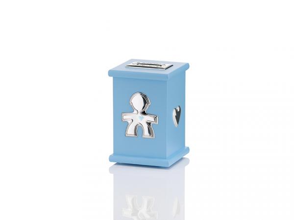 LB205-03C - Salvadanaio Le Bebe Bimbo Argento