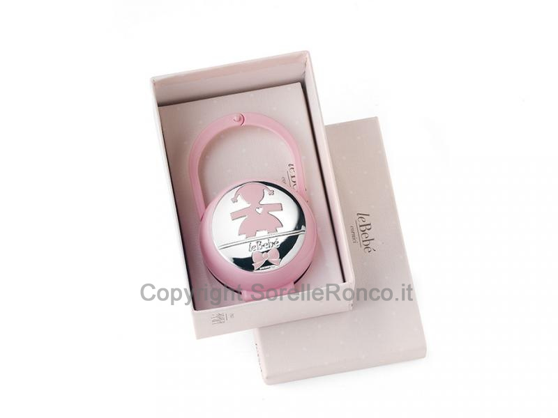 PORTACIUCCIO LE BEBÈ ROSA ARGENTO
