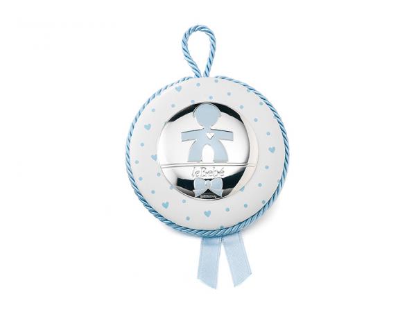 LB207-06C - Medaglione Carillon LeBebè Bimbo Argento