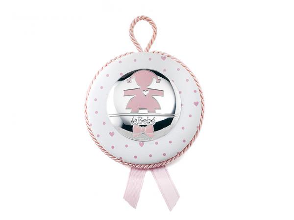 LB207-06R - Medaglione Carillon LeBebè Bimba Argento