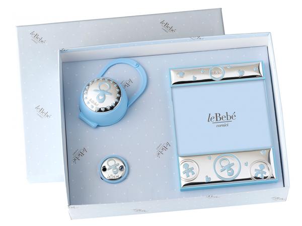 LB208-03NC - Kit Portaciuccio e Cornice Le Bebe Bimbo