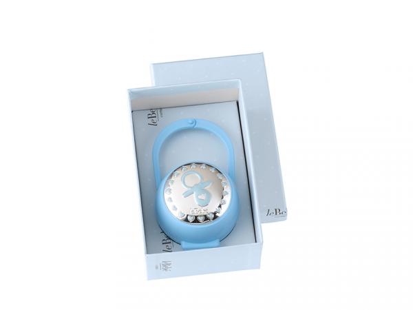 LB208-04C - Scatola Portaciuccio Le Bebè Azzurro