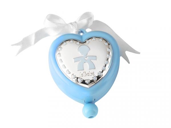LB208-07C - Carillon Cuore LeBebè Bimbo Argento