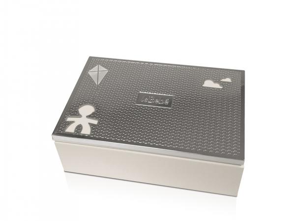 LB213-05 - Cofanetto Argento LeBebe Lux 10x15 Bimbo