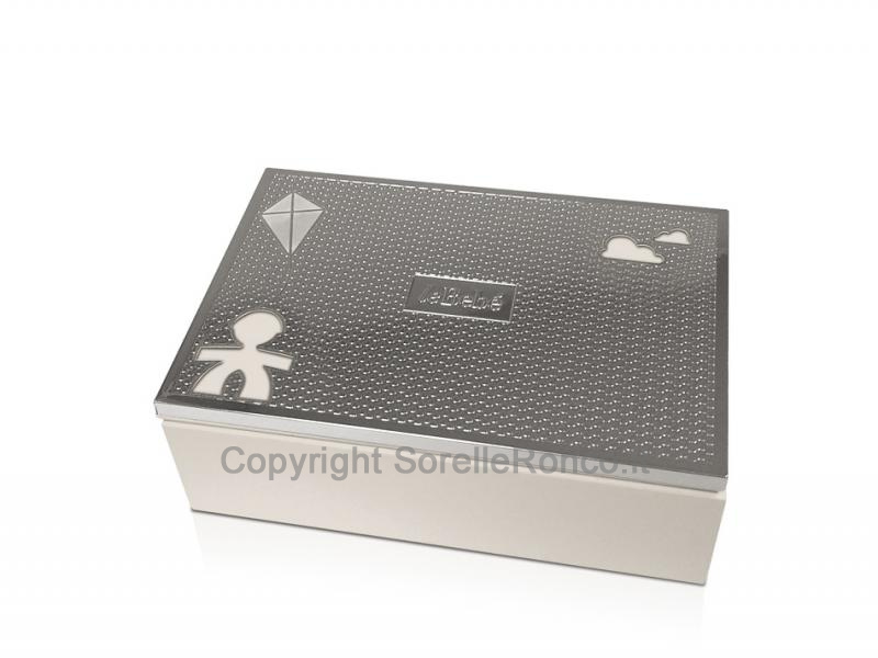 COFANETTO ARGENTO LEBEBE LUX 10X15 BIMBO