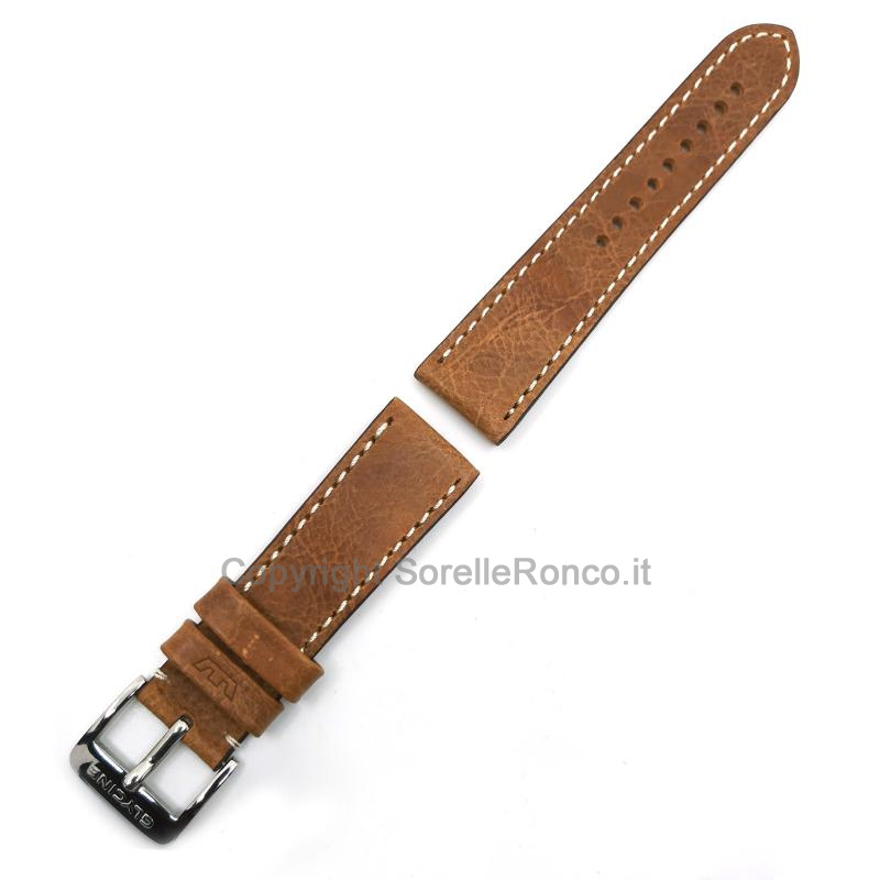 CINTURINO GLYCINE PELLE GRIGIO/BLU 24MM