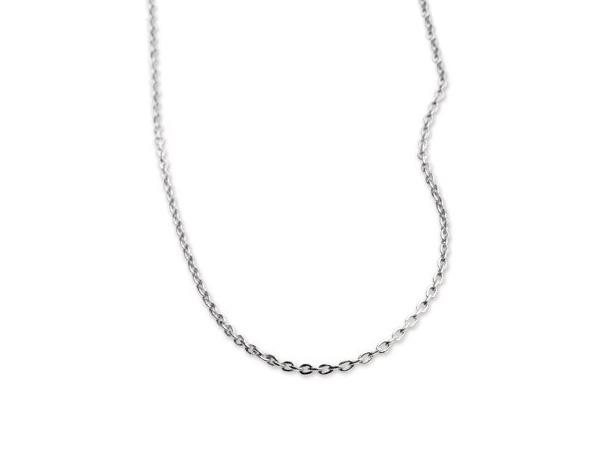 LBB-A001B - Catenina Le Bebe Oro Bianco 18 kt