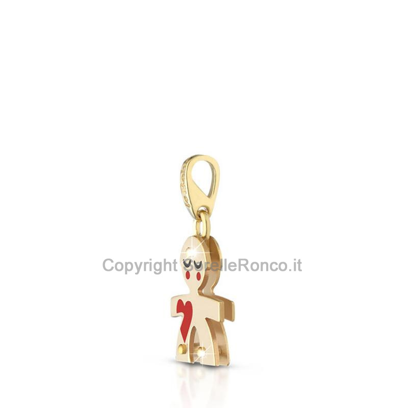 CIONDOLO CUCCIOLO LE BEBE BIMBO GIALLO