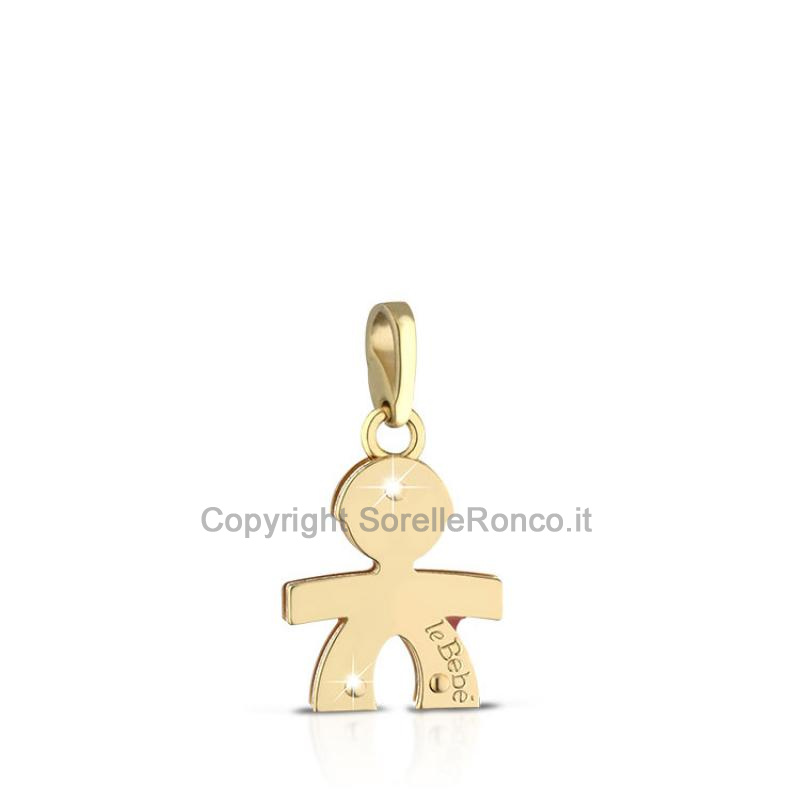 CIONDOLO CUCCIOLO LE BEBE BIMBO GIALLO
