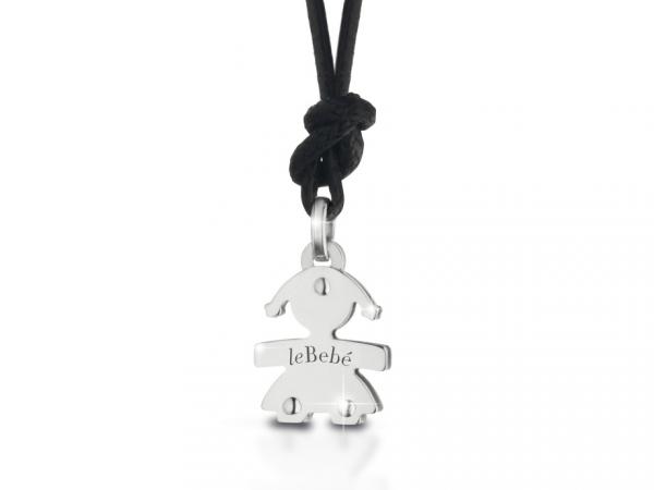 LBB048 - Ciondolo Le Bebe I Mini Bimba Oro Bianco