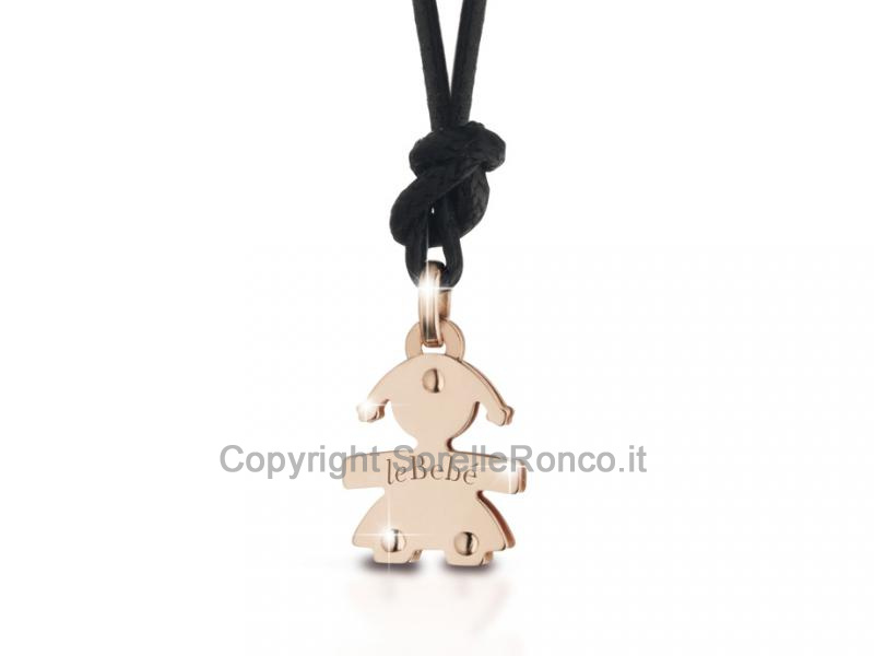 CIONDOLO LE BEBE I MINI BIMBA ORO ROSA