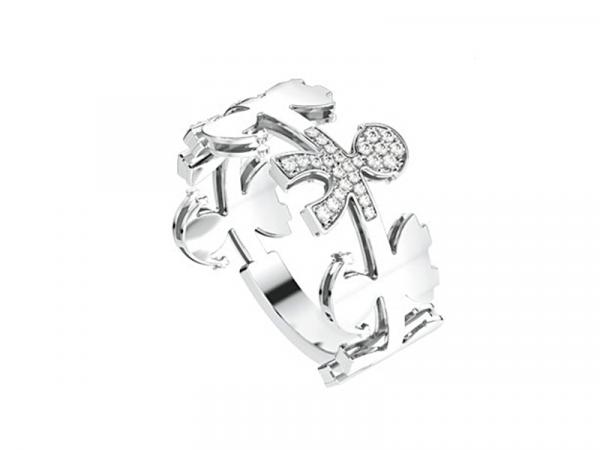 LBB084 - Anello Maschietto Bianco