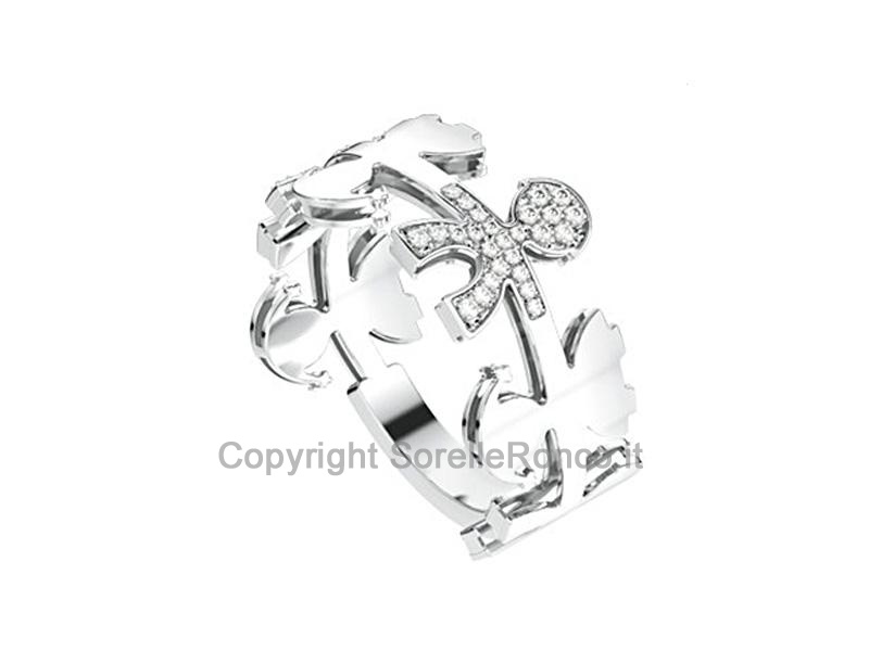 ANELLO MASCHIETTO BIANCO